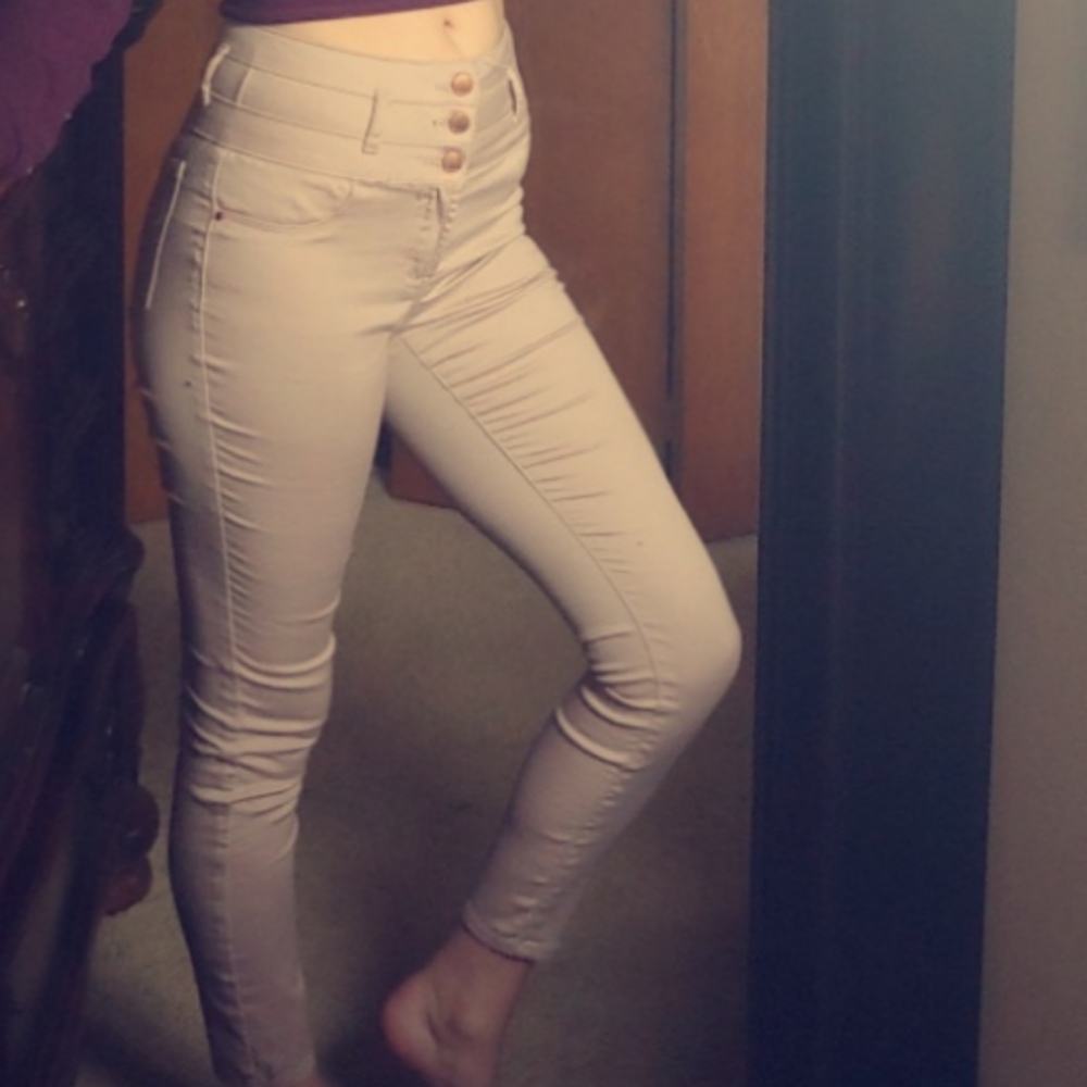 Pink jeans